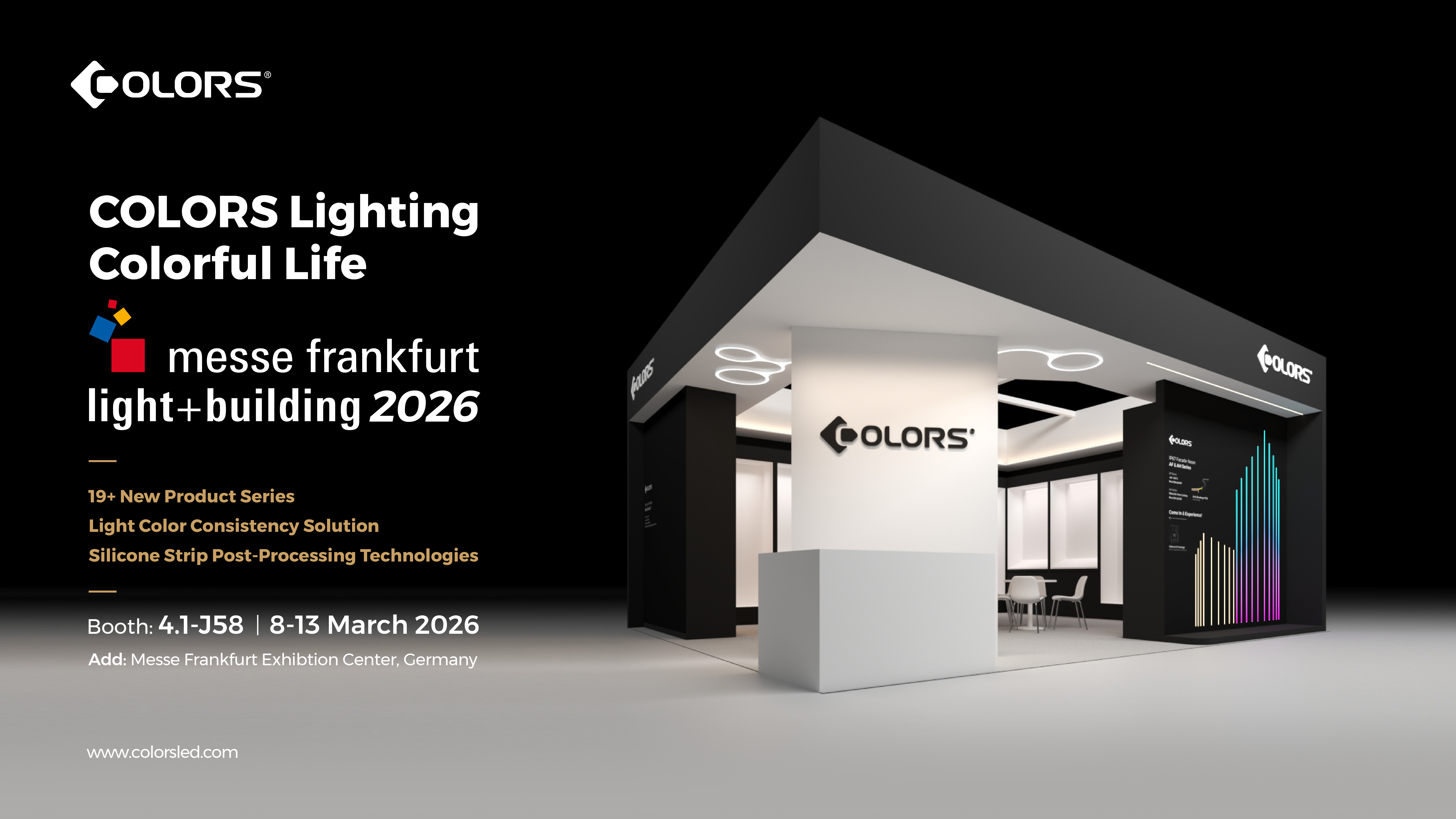 COLORS Lighting at Light + Building 2026